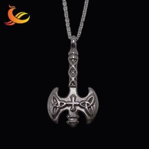 Axe Modelling Fashion Design Stainless Steel Necklace Jewelry