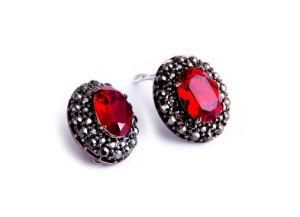 Fashion Jewelry Round-Shaped Rhinestone Ear Nail (HE1B858Z0AE)