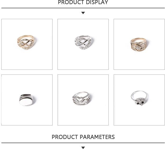 2020 Fashion Jewellery Alloy Ring with White Rhinestone