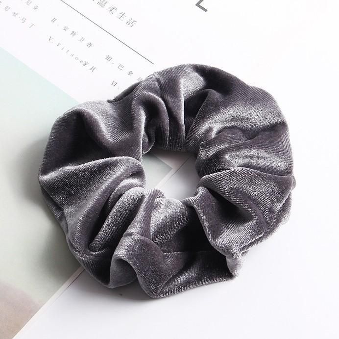 Factory Custom Fashion Velvet Hair Tie Pack Scrunchies Hair Bands Ponytail Tie Hair Accessories