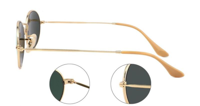 High Quality New Fashion Design Metal Frame Ray Band Polarized Sun Shades Sunglasses