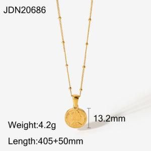 Jewelry Korean Design Stainless Steel Women Jewelry Plated Queen Elizabeth Necklace