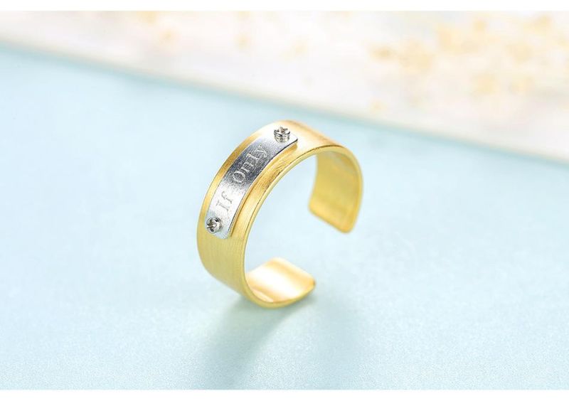 Custom New Fashion Sterling Sliver Ring for Women