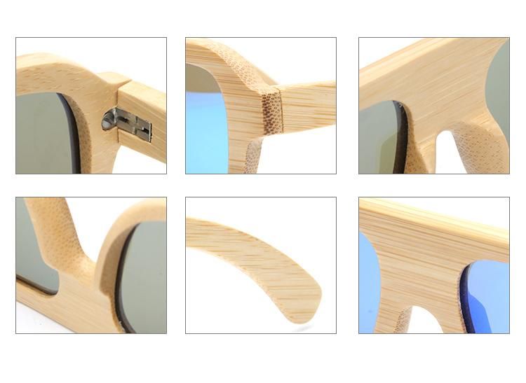 Round Face High Quality Custom Wooden Sunglasses
