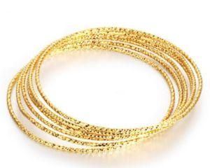 Wholesale Top Gold Brand Jewelry Thin 2mm Pulseira Bracelet&Bangle Dubai Gold Wire Bangle Bracelet for Women Girls