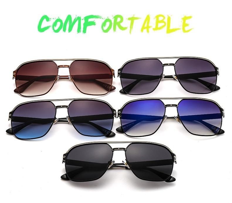 New Fashion Men′s Metal Sport Sunglasses