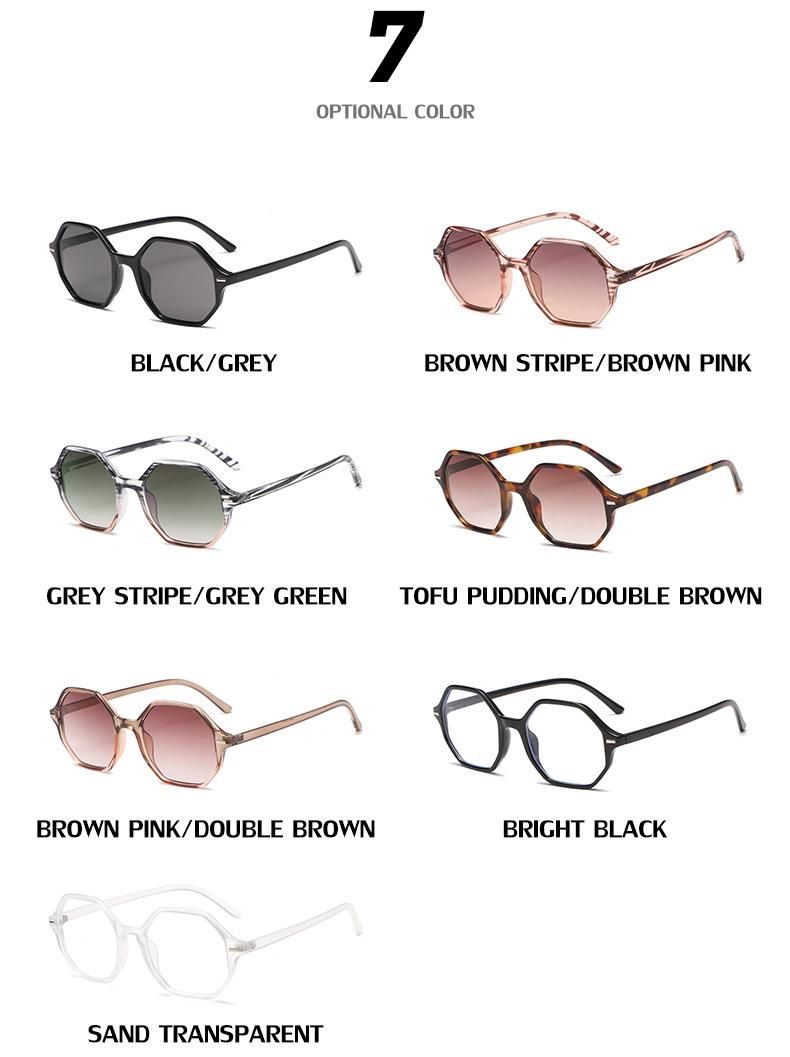 Women Arrivals Best Hot Selling High Quality Sun Glasses UV400 Lenses Round Square Frame Trendy Fashion Sunglasses