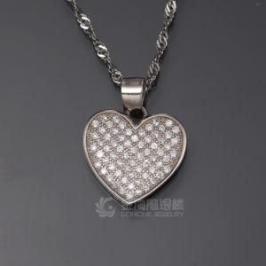 Fashion Jewelry OEM Service Heart 925 Silver Pendant