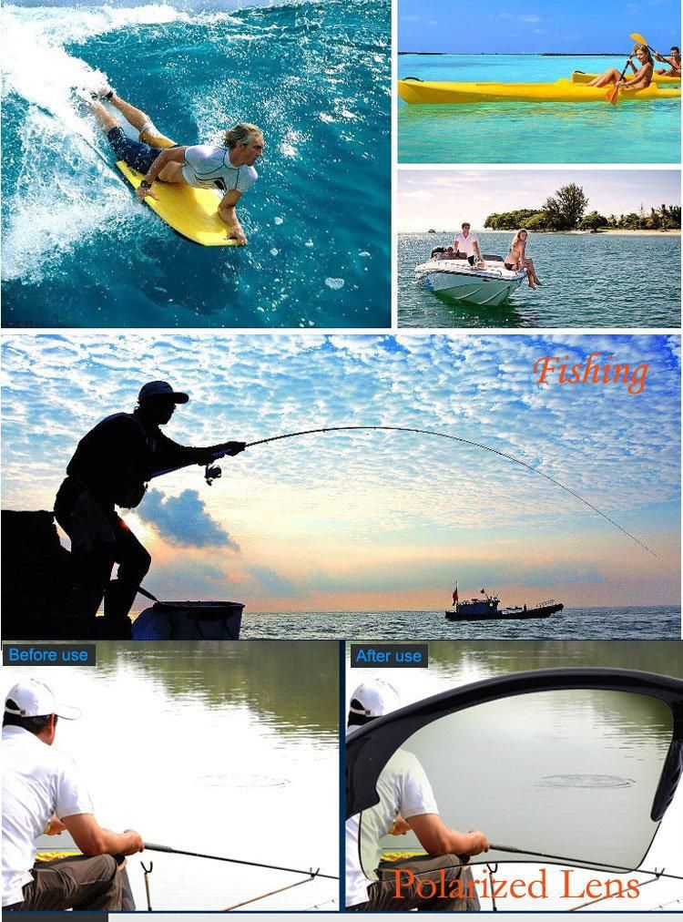 Mirror Lenses Custom Matte Transparent Frame UV400 Mens Floating Sunglasses