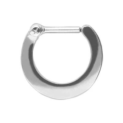 316L Surgical Steel Septum Clicker Nose Piercing Ring Body Piercing Jewelry