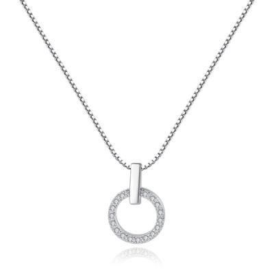 New Arrival 925 Sterling Silver Women Jewelry 14K Gold Plated Pendant Necklace