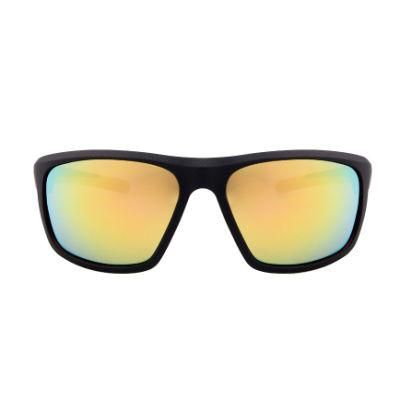 2017 Stylish Cycling Sports Sunglasses with Yellow Rubber