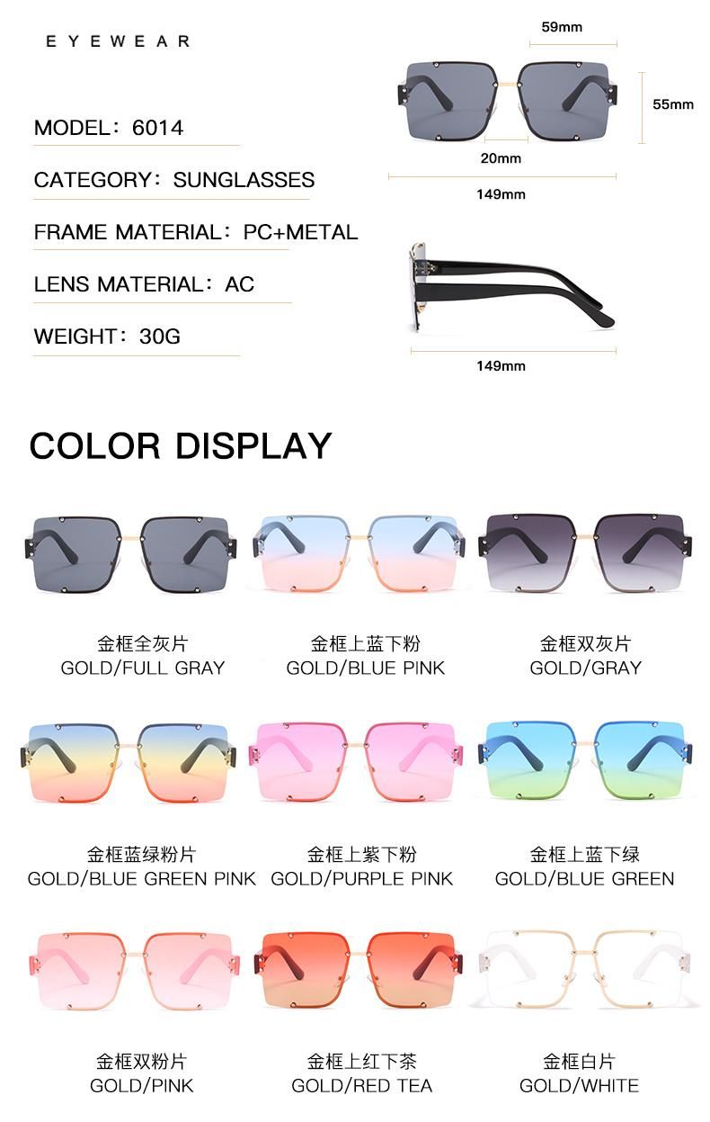Colorful Color-Changing Metal Frame Sunglasses Beach Street Shot Travel Glasses