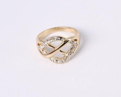 Fashion Designe Jewelry Ring with Rhinestones