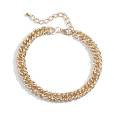 Exaggerated Fashion Jewelry Simple Single Thick Chain Women Necklace