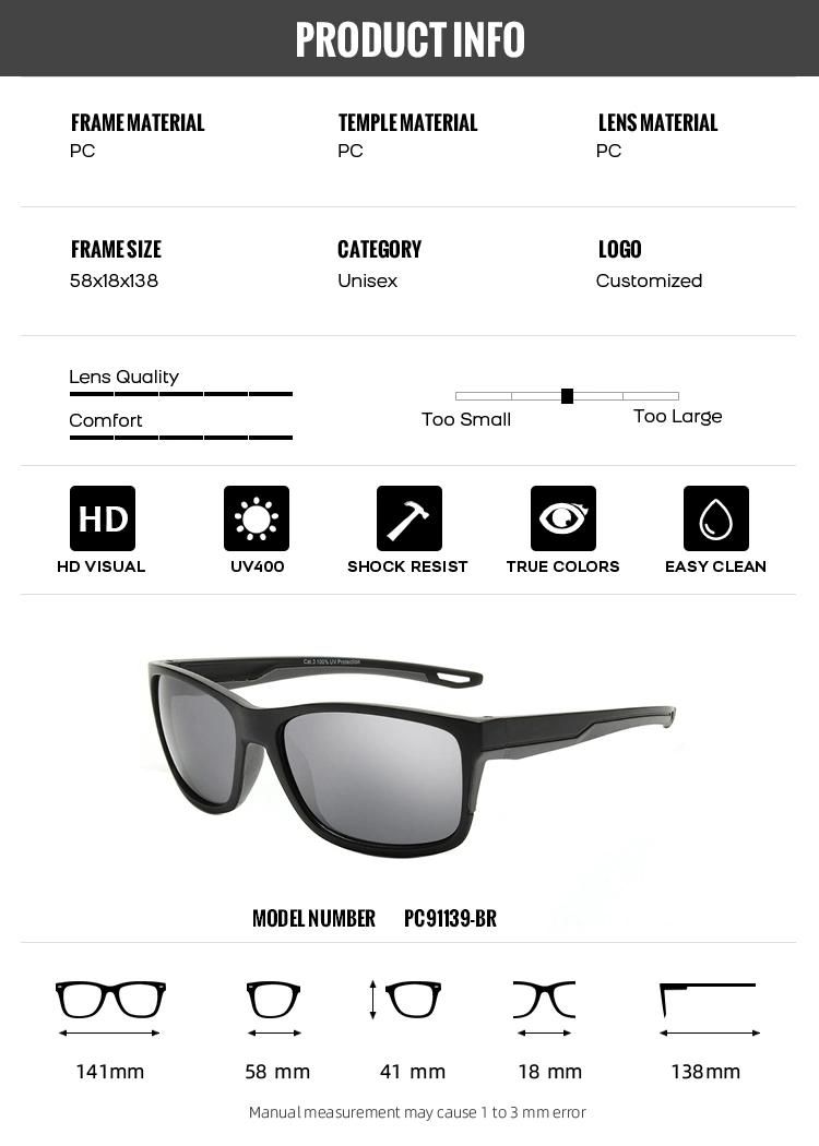 2022 Hot Selling Fashion Unisex Glasses for Man Double Injection Cheap Factory PC Frame Sunglasses Universal Used Sunglasses