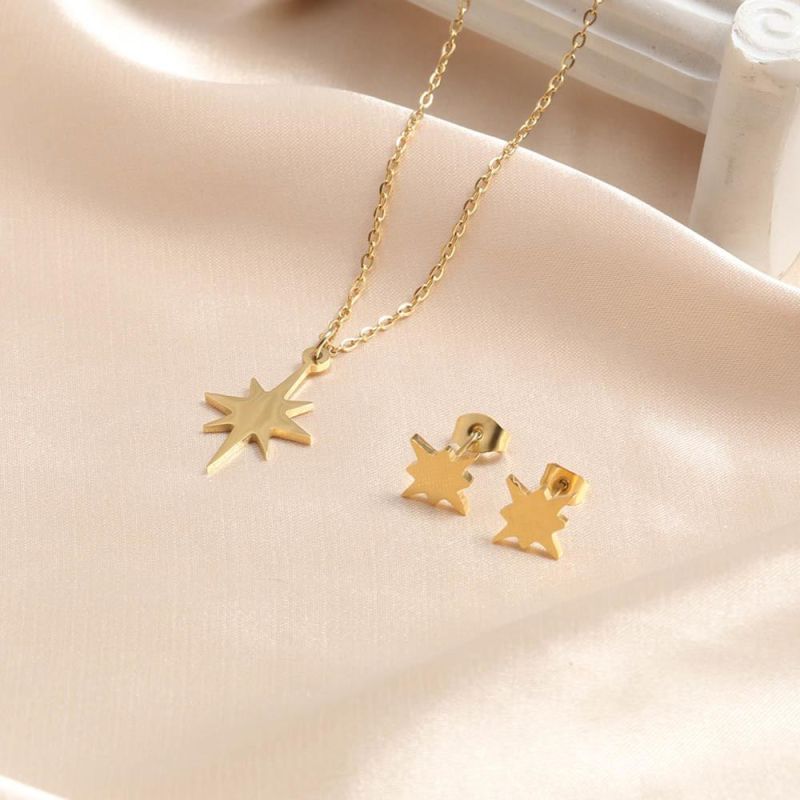 Manufacturer Custom Fashion jewellery High Quality Non Tarnish 18K Luxury Gold Plated Jewelry Stainless Steel Necklace Vendors