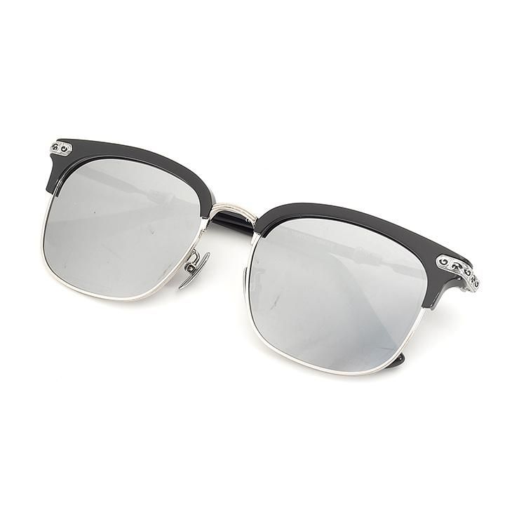 2022 Latest Fashion Half Rim Polarized Custom Logo Sunglasses for Unisex
