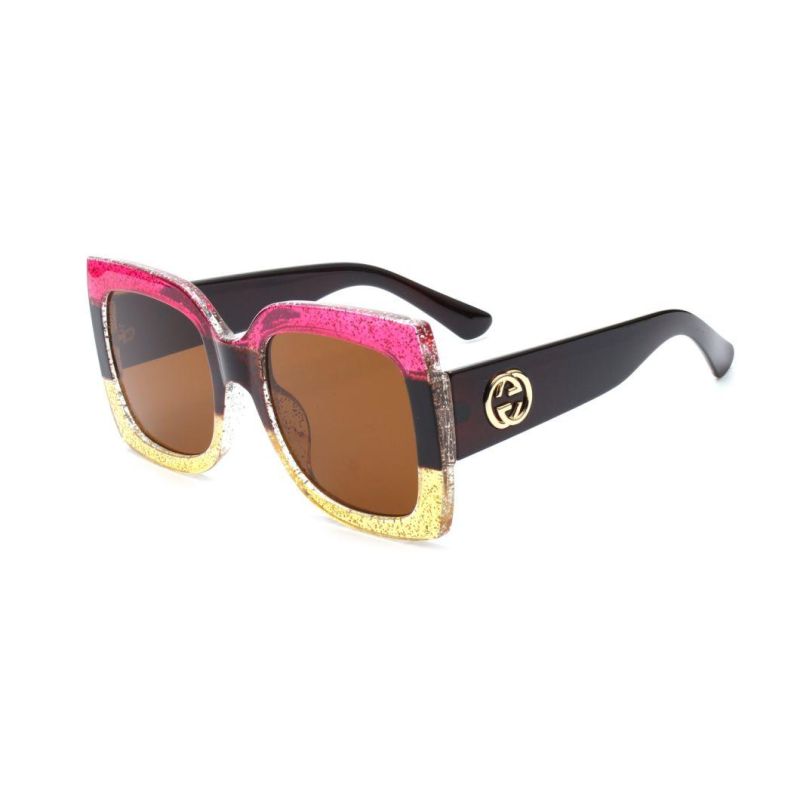 2022 Luxury Square Frame Women Fashion Sunglasses UV400