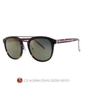 Metal&Nylon Polarized Sunglasses, Two Bridge New Fashion Frame A18031-03