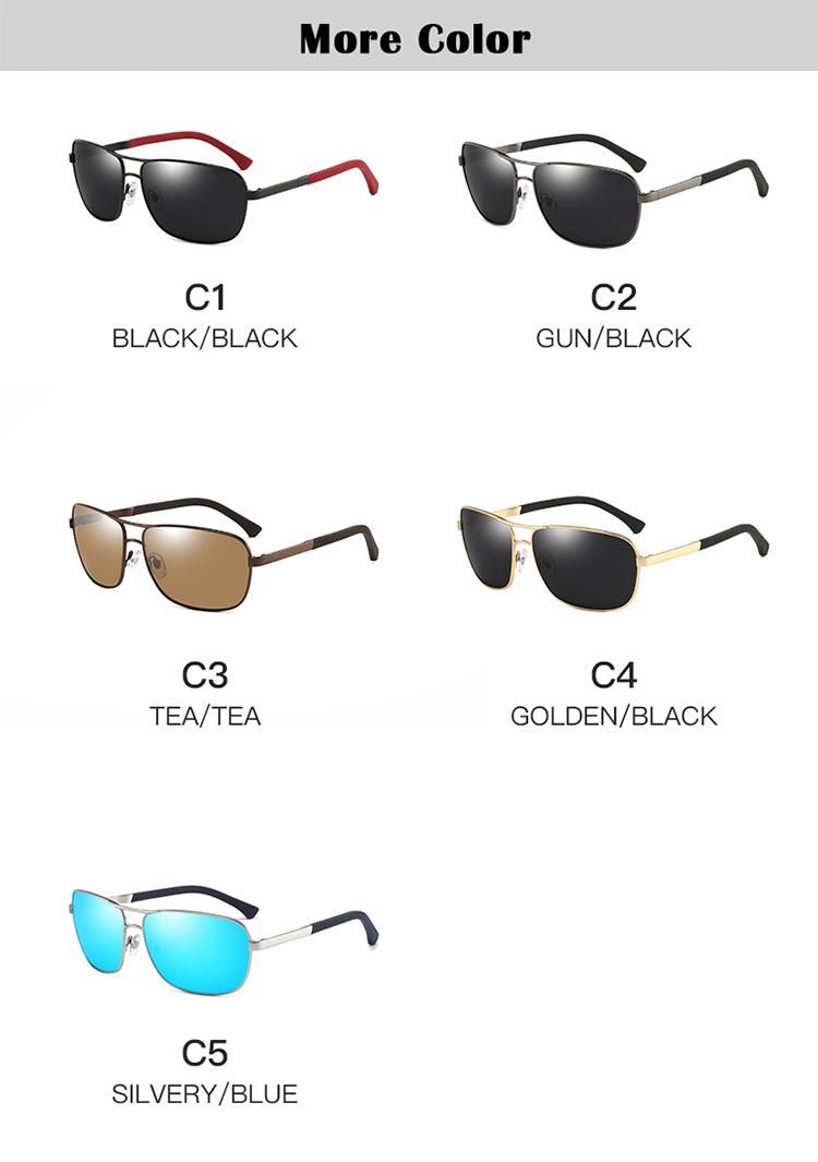 Hot Sale Custom Logo Wholesale Cool Brand Designer Polarized Men Sunglasses