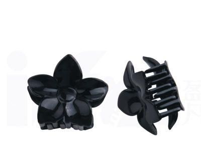 Hot Black Little Flower Small Claw Hairclip