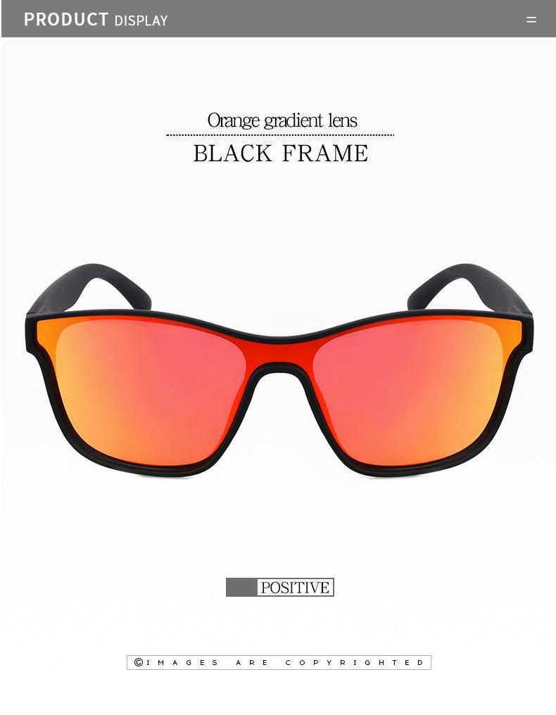 Custom Cycling Sunglasses Oversized PC UV400 Tr90 Sports Sunglasses