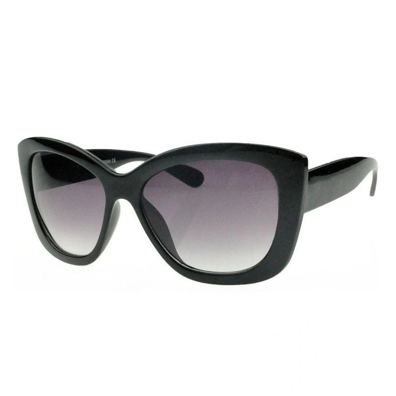 2017 Oversize Cat Eye Black Fashion Sunglasses