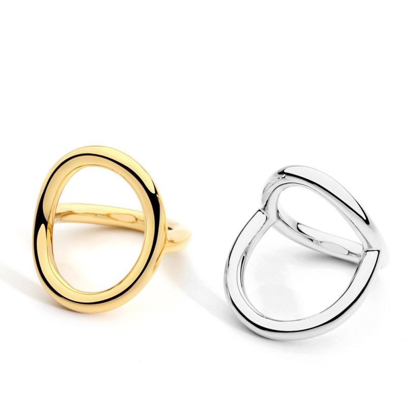 OEM Simple Knot Design Anniversary Gift Brass Ring