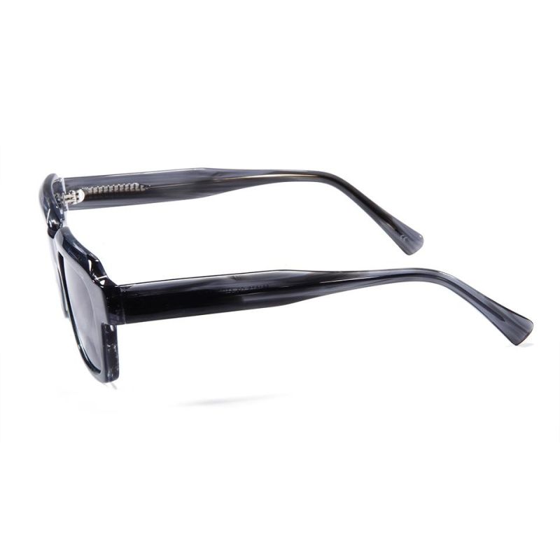 New Arriving Outdoor Square Customized Logo Sun Glasses Polarized Acetate Sunglasses for Unisex
