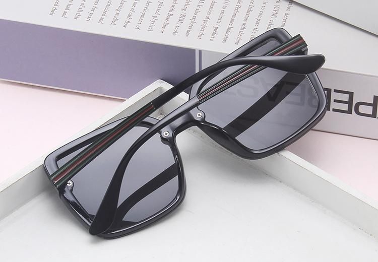 Sunglasses 2022 Square Retro Women Big Frame Sun Glasses Black Fashion Gradient Oversized Shades Sunglasses
