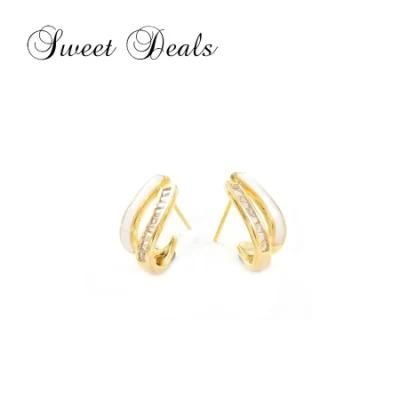 Fashion Jewelry Double Stud Earrings S925 Stud Earrings