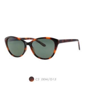 Acetate&Nylon Polarized Sunglasses, Ladies Vintage Fashion A19003-03