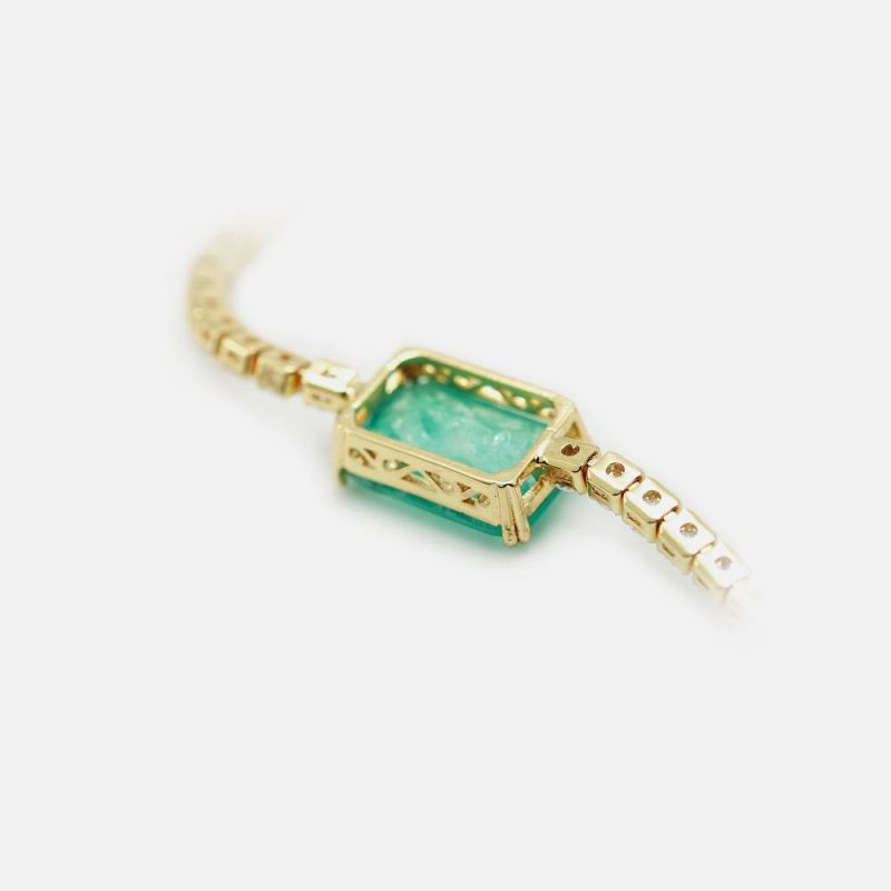 Simple Wholesale Adjustable One Stone Zircon Fashion Chain Bracelet