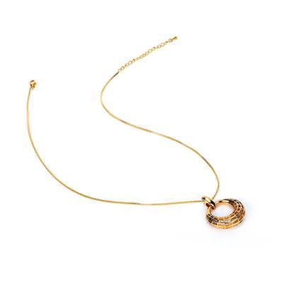 2021 Gold Plated Fashion Jewellery Customize Copper/Stainless Steel Jewelry Pendant Necklace