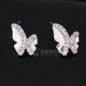 Fashion 925 Sterling Silver Butterfly Earring