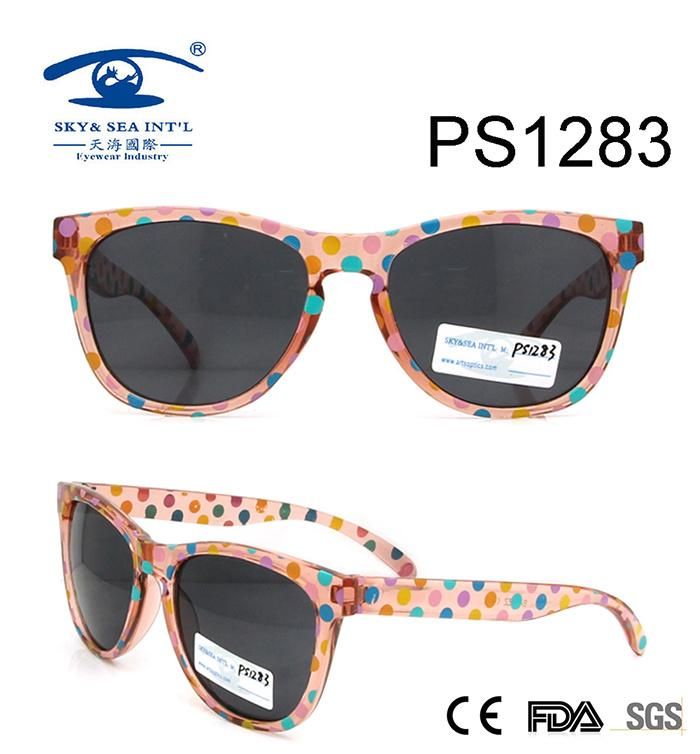 Colorful DOT Cute Kid Plastic Sunglasses (PS1283)