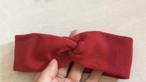 Nylon Elastic Bow Headband Fashion Accessory Nylon Lace Flower Sport Yoga Elastic Bow Headband for Young Girls