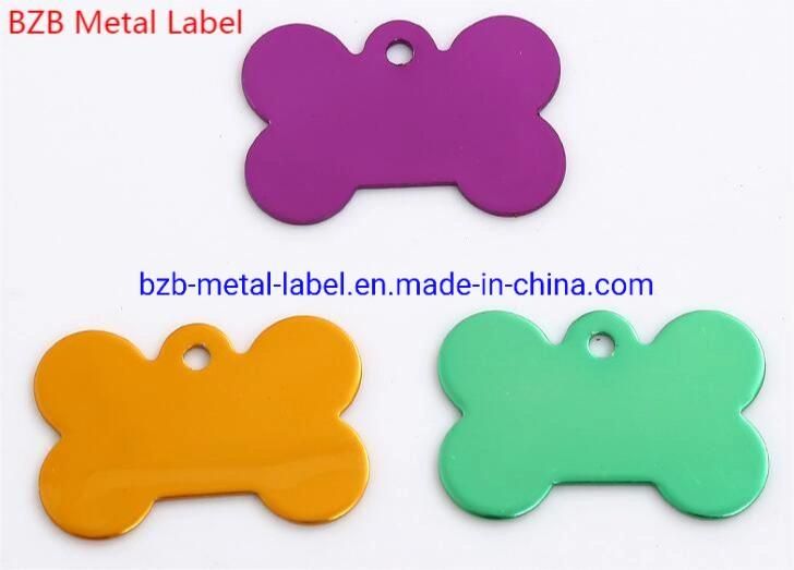 Brass, Aluminum, Stainless Steel, Zinc Alloy Metal Price Tag for Clothing, Pet, Dog Tag, Nametag, Pendant Tag, Metal Handbag Tags