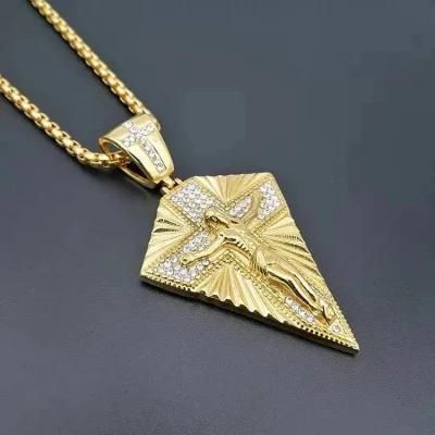 Crystal Jesus Christ Pendants Necklaces