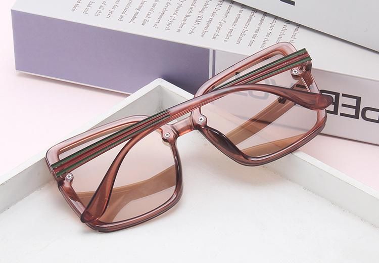 Sunglasses 2022 Square Retro Women Big Frame Sun Glasses Black Fashion Gradient Oversized Shades Sunglasses