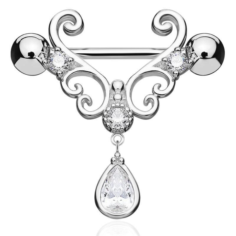 Stainless Steel Nipple Rings Tongue Rings Piercing Jewelry