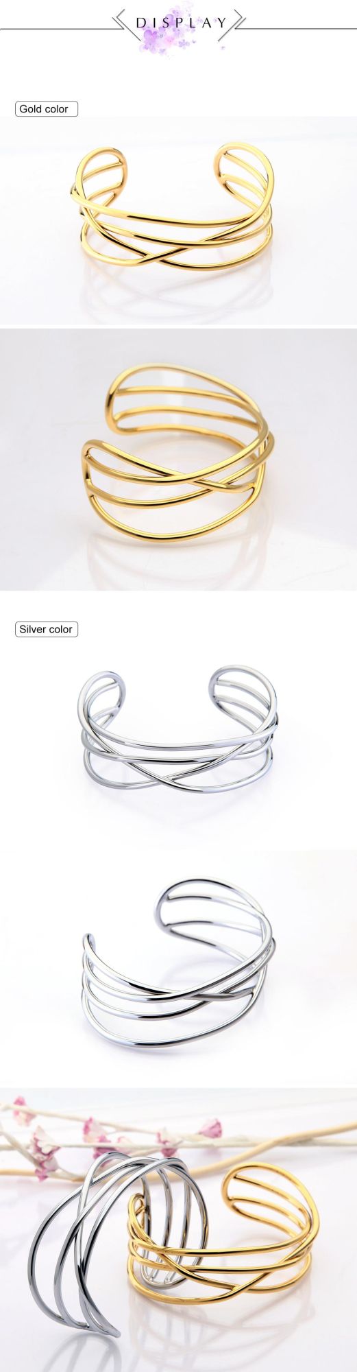 China Factory Fashion Bird′ S Nest Designs Factory Prices Copper Bracelets