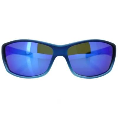 2020 Hot Selling Blue Wrapped Sports Sunglasses