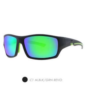 PC Polarized Sports Sunglasses, Fashion Plastic Square Frame Sp8007-01