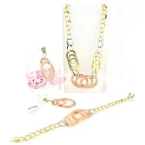 Fashion Jewellry Sets Plating Three Color Yellow Golden Color New Style Jewelry (AB06289N4G)