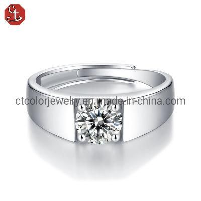 Couple Ring Moissanite Diamond men ring Fashion jewelry Factory Custom Wholesale