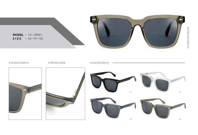 Sunglasses Mens Acetate Fashion Sunglasses Women Designer Custom Made Sunglasses