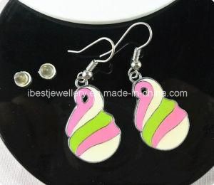 Fashion Jewelry-Ice Cream Shaped Drop Earring