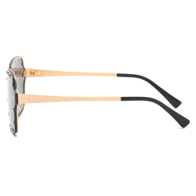 2020 No MOQ Rimless Trendy Fashion Sunglasses with Balls